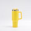 40oz Large Capacity 304 Stainless Steel Vacuum Flask with Handle and Straw