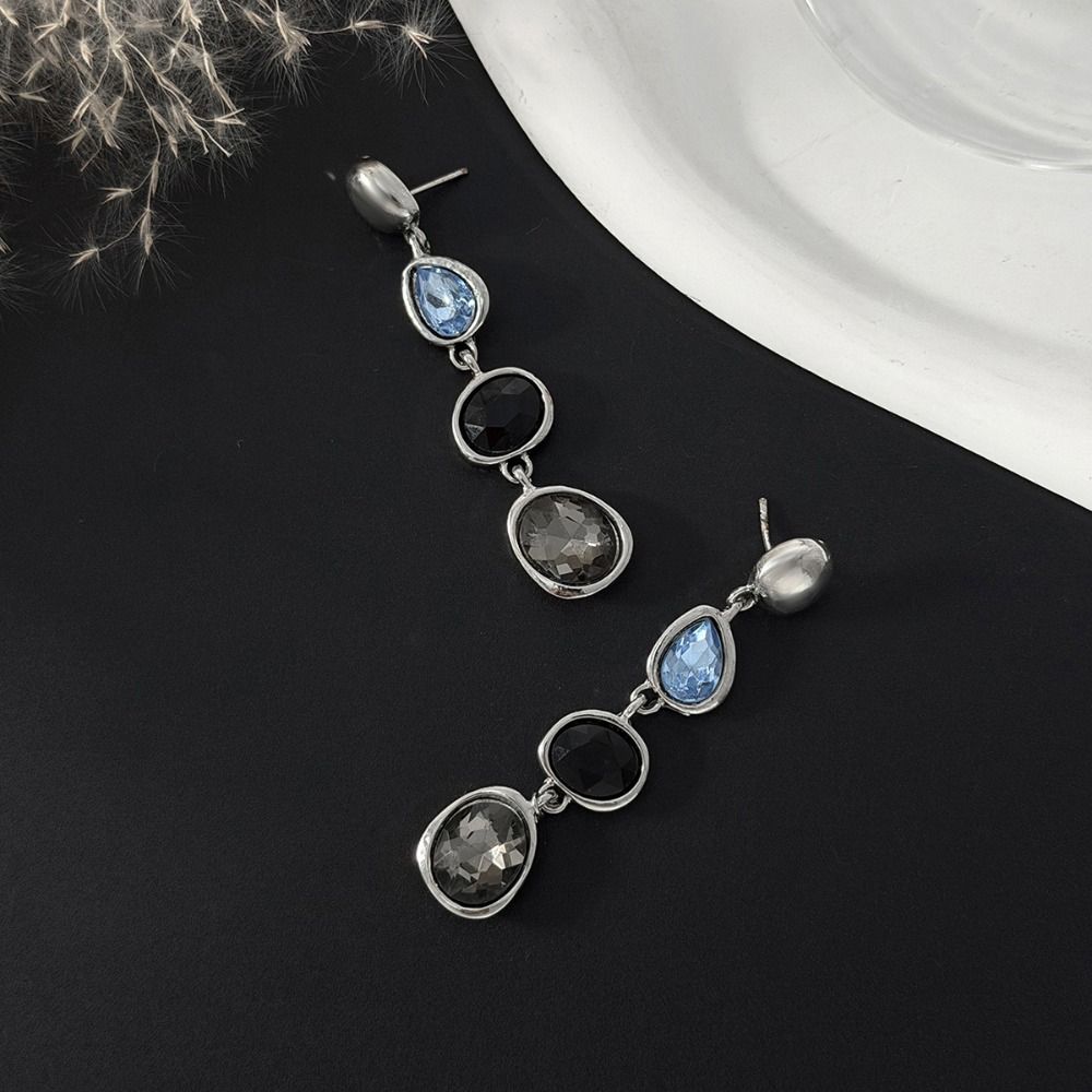Charm Waterdrop Earrings Geometric Tassel Long Dangle Earring  Beach