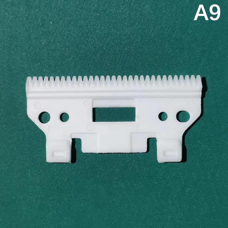 Mașină de tuns ceramică cu 2 găuri cu dinți eșalonați, cu lamă mobilă, fără fir, cu lamă înlocuibilă pentru mașină de tuns