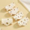 5PCS Newborn Cotton Bibs Soft Sooth Appease Towel for Infant Kids Washcloth Triangle Scarf Towel Bandana Saliva Burp Cloth