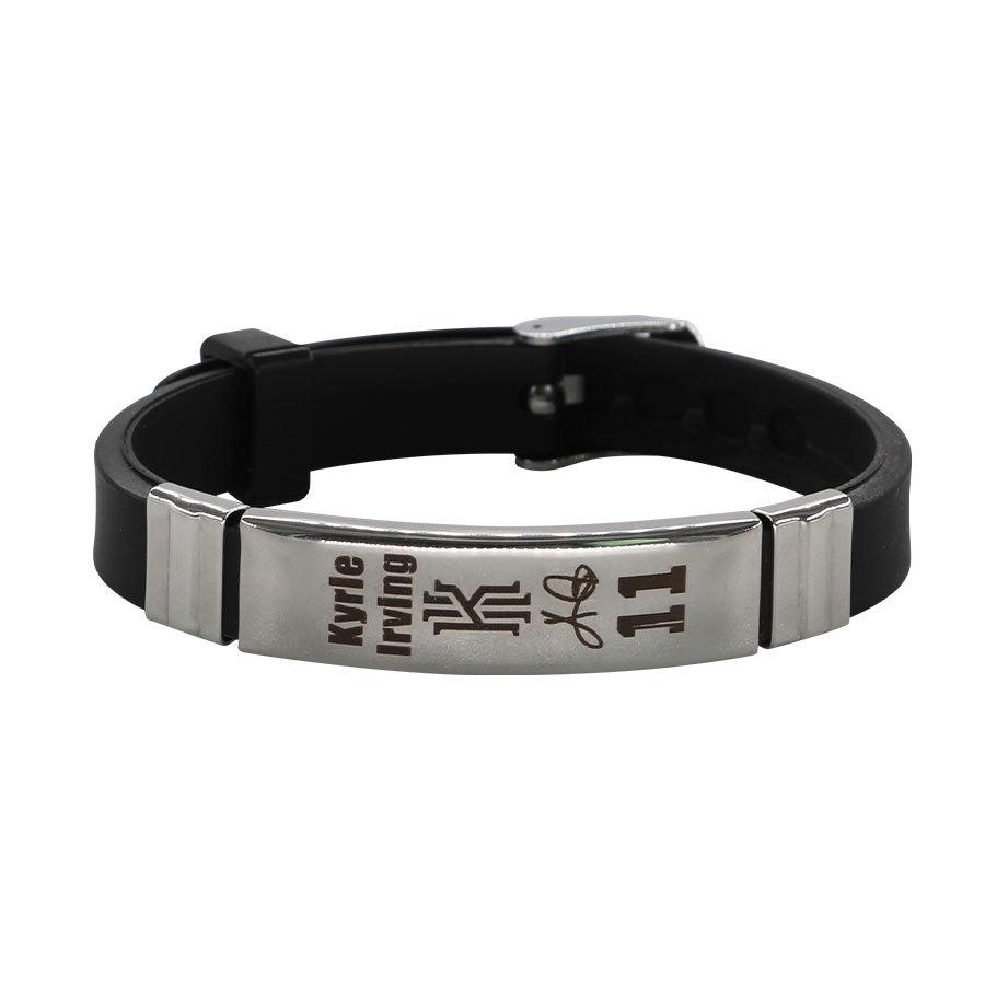 Brooklyn Nets Kyrie Irving No. 11 Adjustable Silicone Bracelet