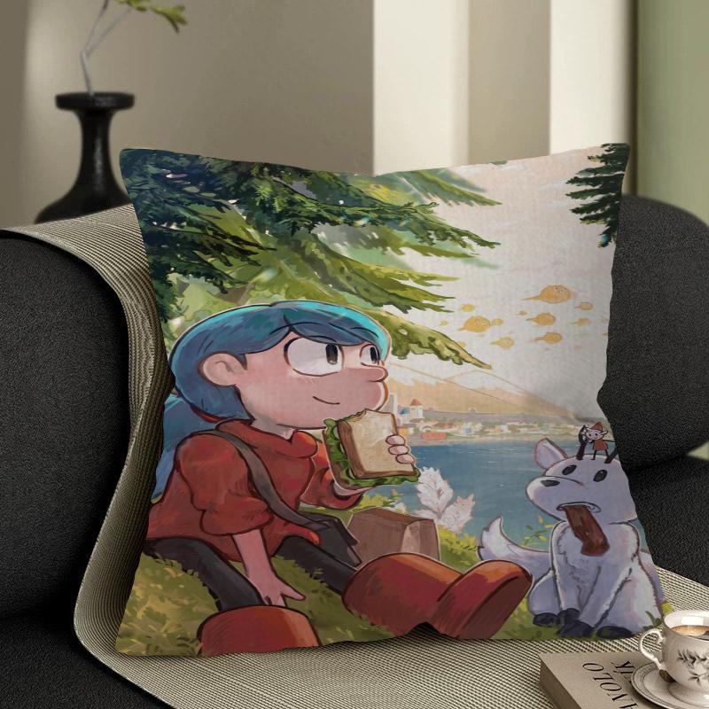 Animated TV Series H-Hilda Pillow Cushion Cover Pillowcase Living Room Sofa Home Decor Customized