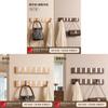 Nordic Wooden Door Hook With Adhesive Mount For Clothes And Bags Storage