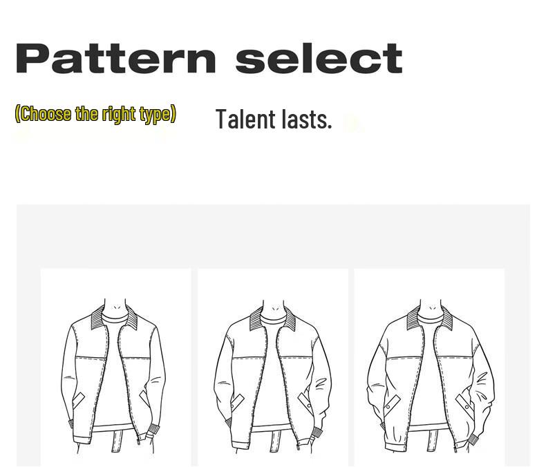 NVG·YOUNG Men's Barn Style Casual Lapel Jacket