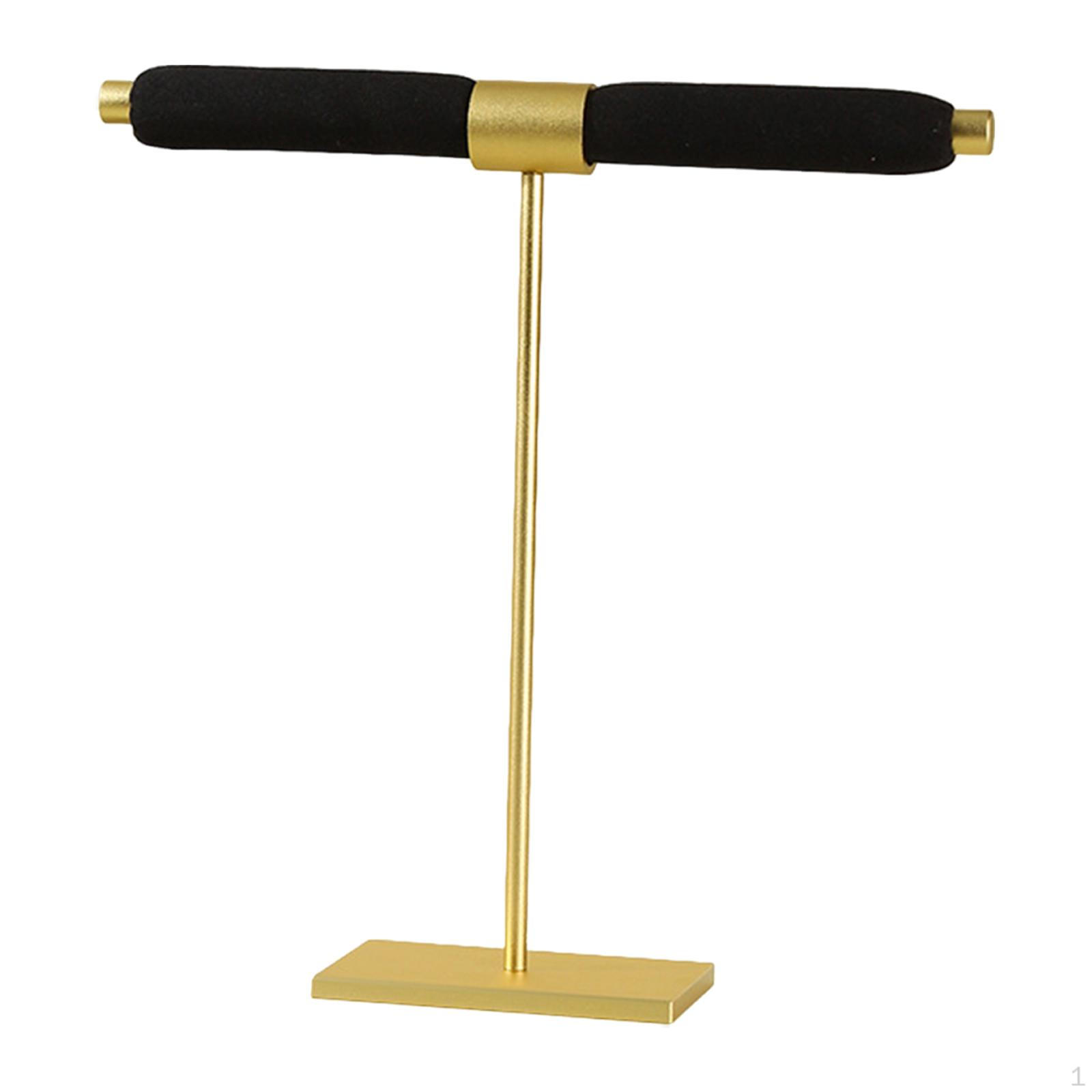 

Display Organizer Jewelry Stand Metal Tray Velvet Sturdy Base Suitable for Shop Window