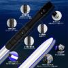 YDD Lightsaber with LED Metal Force Sound Rechargeable Sword Hilt and Blue Blade, Hilt, FX, Effects, Sensor, Light-Up (Black Blade)