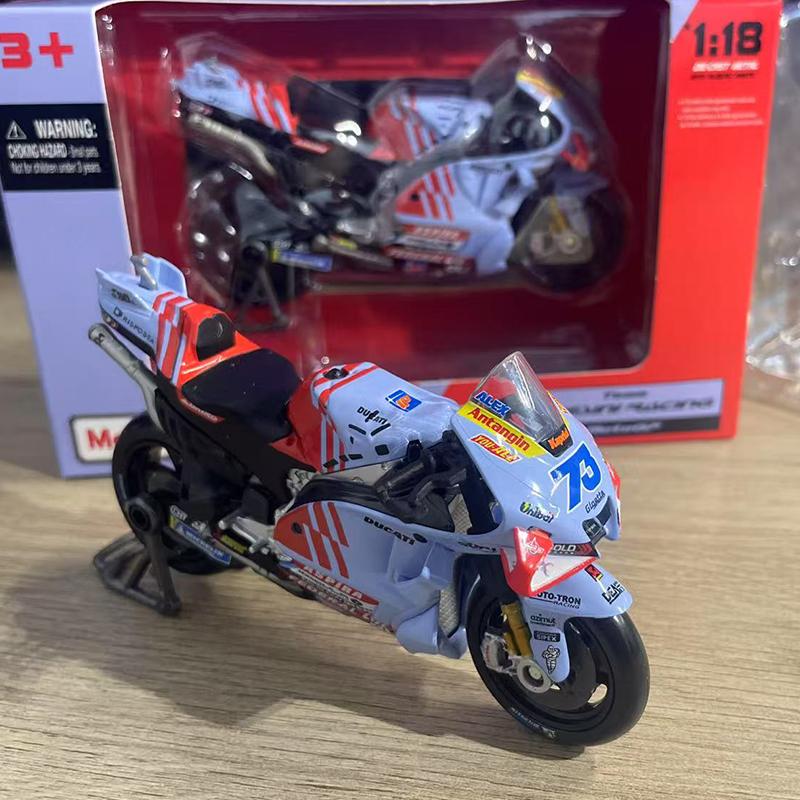 MAISTO 1:18 Ducati MotoGP 2024 Diecast Modellen Gresini Racing Editie #73 #93 voor Liefhebbers Premium Legering Motorfiets Replica's