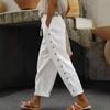 New Autumn Women's Pants with Loose and Tight Waists Versatile and Casual Nine-inch Pants