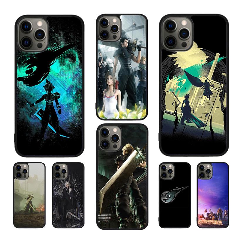 Final Fantasy VII Celular Mobile Smartphone Cases For iPhone 17 Air 16e 15 14 12 13 11 Pro MAX Plus Coque Fundas
