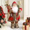 60CM Large Santa Claus Dolls Ornaments Standing Santa Figurine Doll Christmas Home Decoration Kids Gift Navidad Home Decor