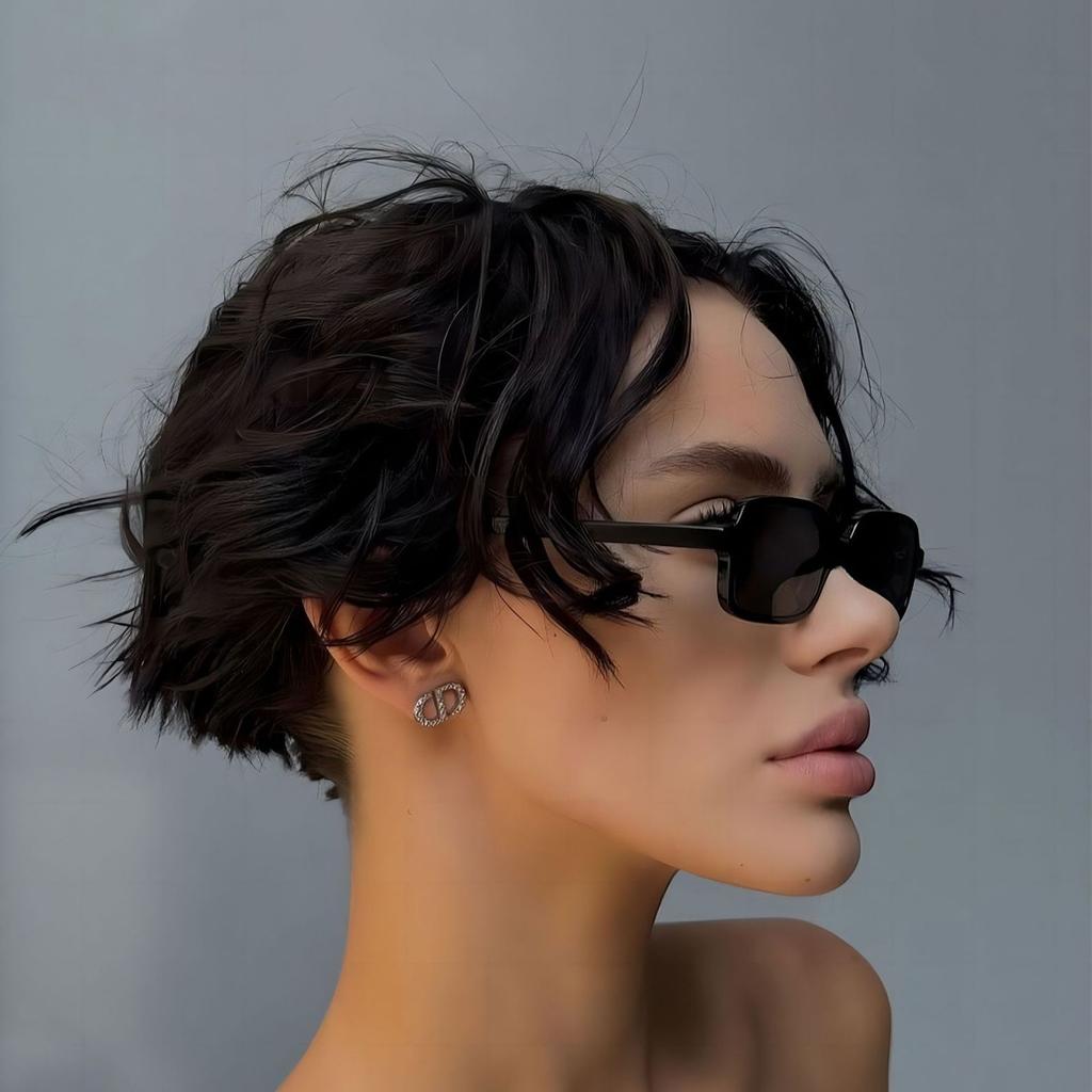 Small Rectangle Sunglasses Women Men Luxurious Brand Designer Casual Sun Glasses Female Male Decor Personality Outdoor Eyewear