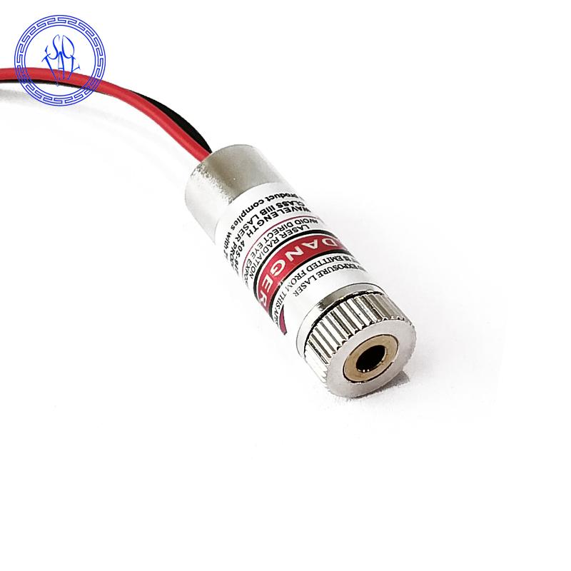 Customized Focus Adjustable 5mw 3-5v 520nm Green Straight Line Laser Module