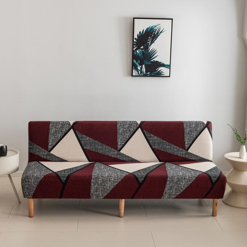 Yeni Futon Kanepe Koruyucu Katlanır Kanepe Yatak Örtüsü Oturma Odası İçin Kolsuz Kanepe Kılıfları Elastik Spandeks Malzeme Yumuşak Slipcoverlar