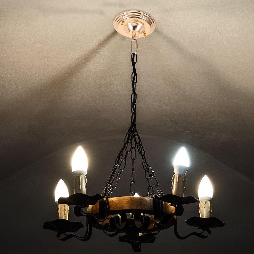Premium Iron Ceiling Light Mounting Plate Stable Heavy Duty Canopy for Pendant Lights Home Restaurant Bar Living Room Use