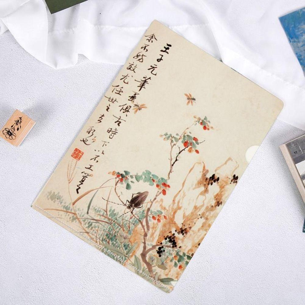 

Сумка для хранения Папка для файлов формата А4 Папка для презентаций Органайзер для бумаги Милая L-образная папка Офис 5