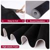 50cm*140cm Czarny Kolor Zamszowy Kompozytowy Gąbczasty Materiał Tkaniny Modyfikacyjne Wnętrza Dachu Samochodu do Mebli DIY Dekoracja Naprawa