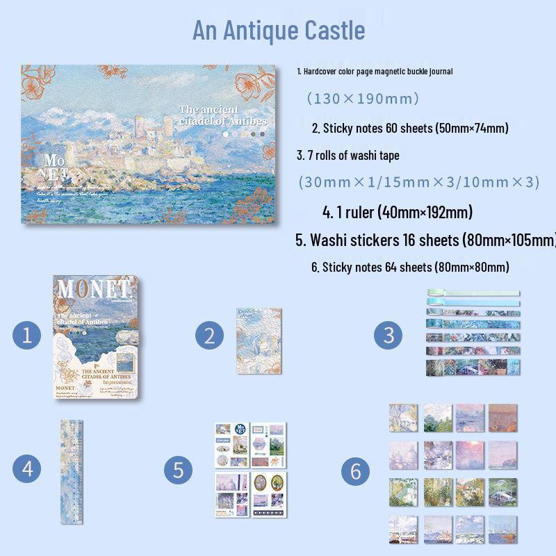 High-Value DIY Planner Gift Box: Oil Painting Set & Notebook for Students