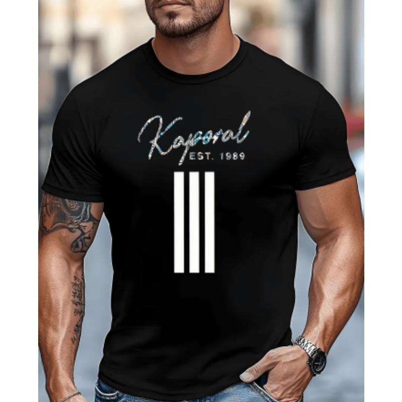 

Men s 3D pattern T-shirt short-sleeved T-shirt 3D printed round neck shirt retro retro casual street XL