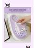 Official Hello Kitty Kuromi Women's Cotton Slippers - Autumn/Winter 2025 Cute Cartoon Plush
