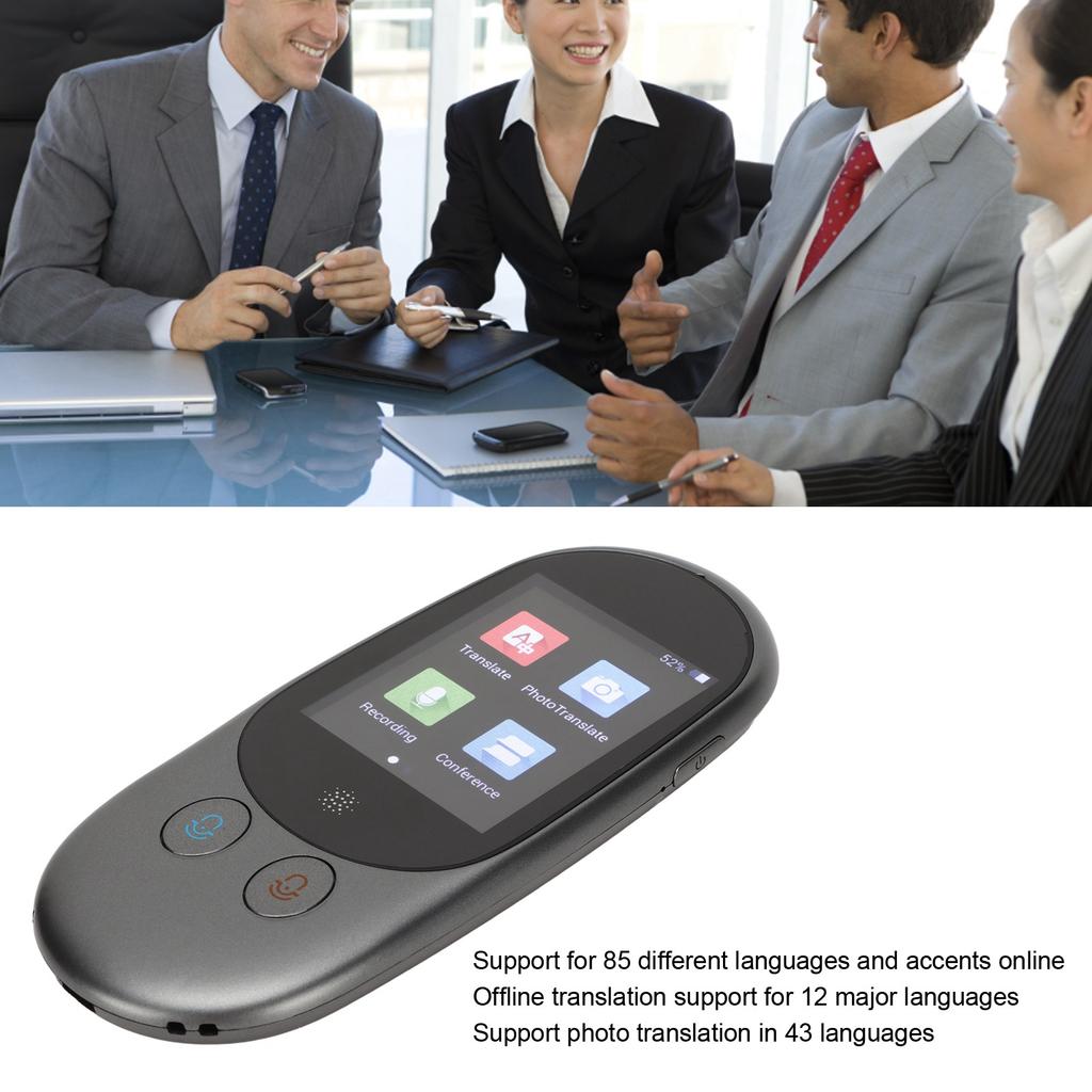 Language Translator Device 2.4in   Real Time Two Way Translation Portable Intelligent Voice Translator