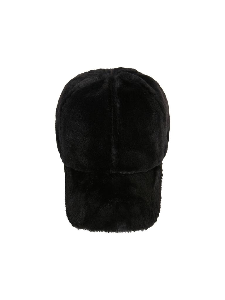 Bajal Fur Logo Point Ball Cap Black