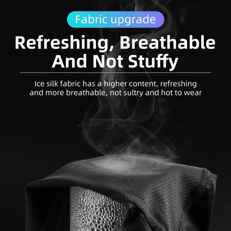 Rockbros Ice Fabric Running Camping Arm Warmers Basketball Sleeve Running Arm Sleeve Cycling Sleeves Summer Sports Safety Gear