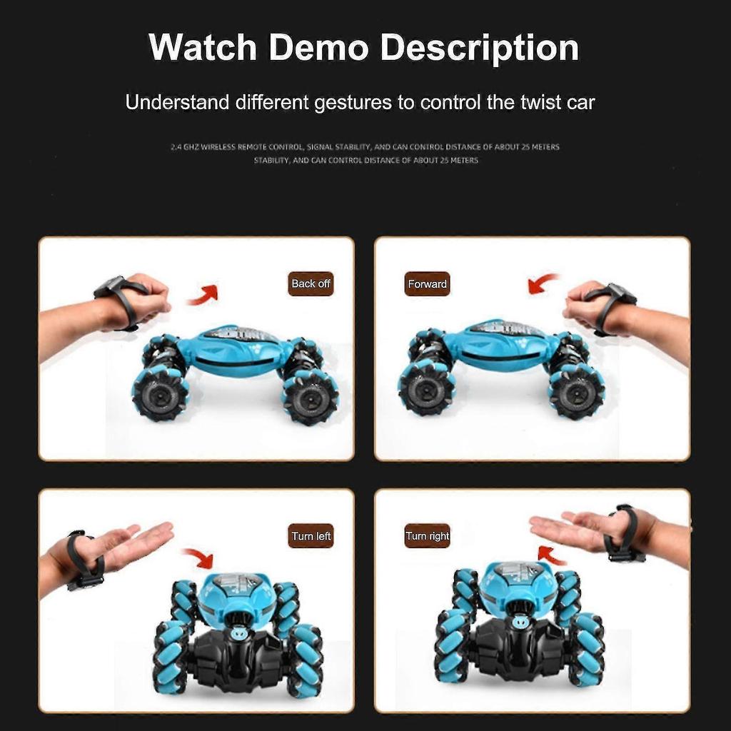 Rc Stunt  Car Gesture Sensing Twisting Vehicle Drift Car Driving Toy Gifts