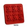 16x16cm Silicone Ice Mold 6-Grid Silicone Ice Molds For Freezer Reusable Easy Release Cube Maker Kitchen Gadgets Race Car Shape