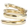 Blanc Iris 925 Circle Ring Ring Gold platedUsed