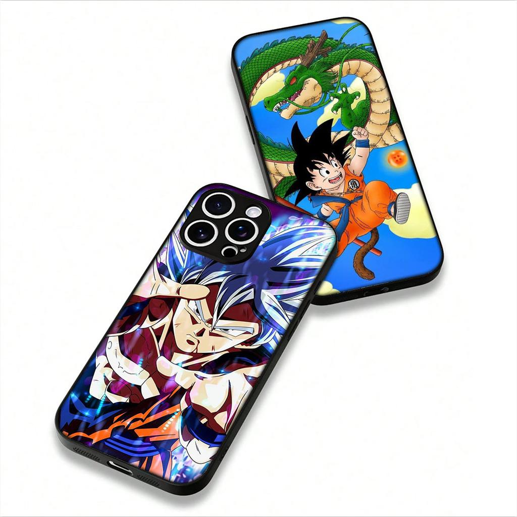 for Apple iPhone 17 16 15 11 Pro XS Max XR 6 7 8 Plus + SE 2020 5 16E Phone Cover Case Dragons Gokus Balls Vegito