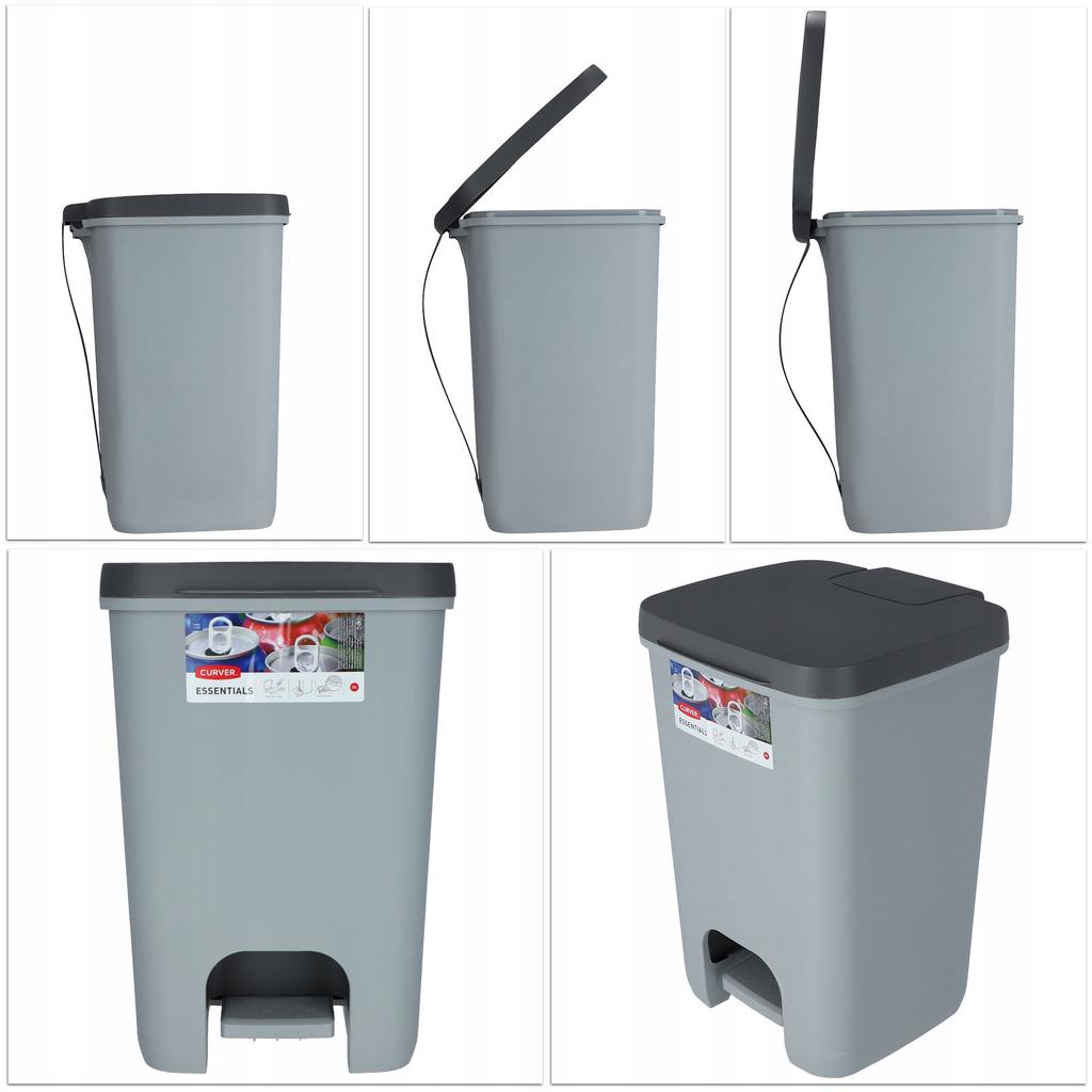 CURVER Graphite Waste Bin