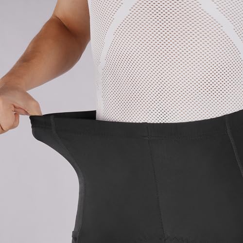 Darevie Men's Cycling Pants, Long, with Pockets, Spring/Summer, Padded Cycling Tights for Road Bikes, Shock Absorption, Pain Relief, DVP095
