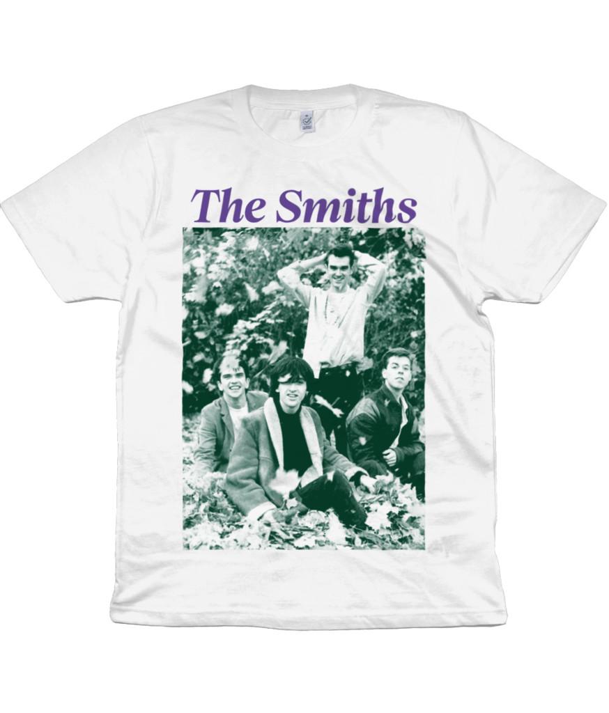 The Smiths - 1983 - Group Photo - Organic T-Shirt Mens Womens Tees Top - Miley Cyrus - 2021 S