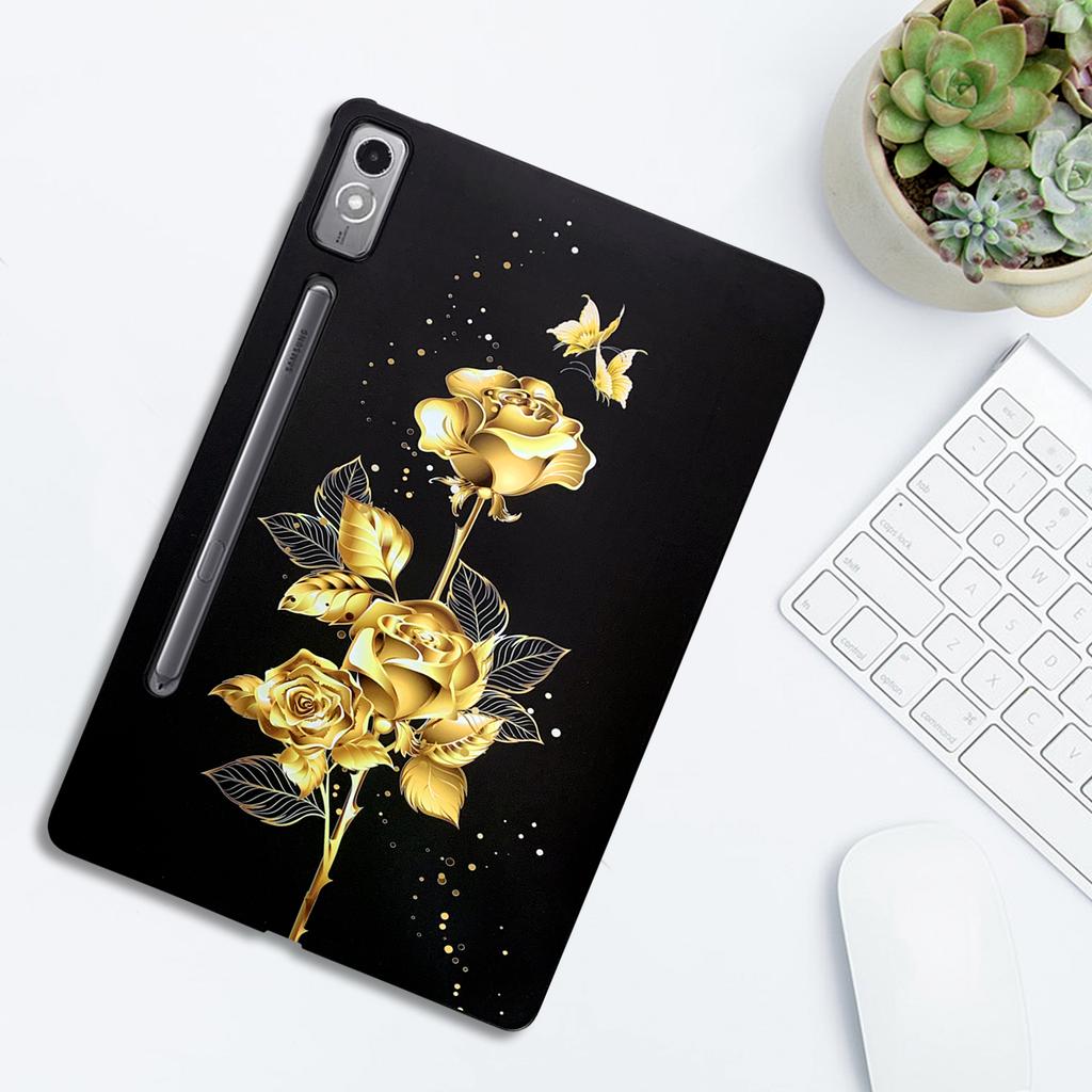 Für Lenovo Tab P12 TPU Hülle Musterdruck Slim Tablet Schutzhülle