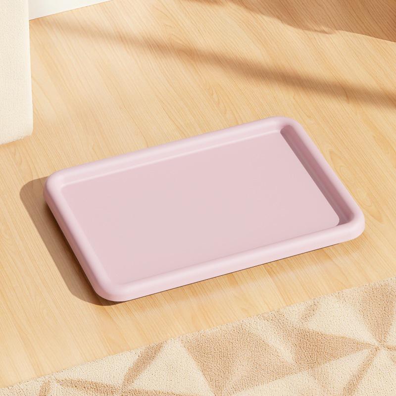 Elevated Ceramic Cat & Dog Bowl Stand - Leak-Proof, Neck Protection, Multifunctional for Dining & Water