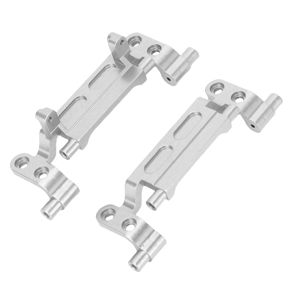 RC Pull Rod Base Set Replacement for MN168 MN78 1 12 Metal Front and Rear Remote Control Car Pull Rod Base Silver