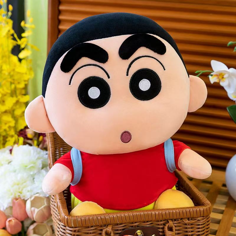 Latest Backpack Crayon Shin Chan Doll Kawaii Stuffed Plush Toy Doll Cartoon Anime Cute Pillow Children's Birthday Gift Doll