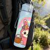1PC Cute Bunny Rabbit 750ml Color Plastic Sports Water Bottle Leakproof Flip Straw Lid Suitable for Sports Office Home Use