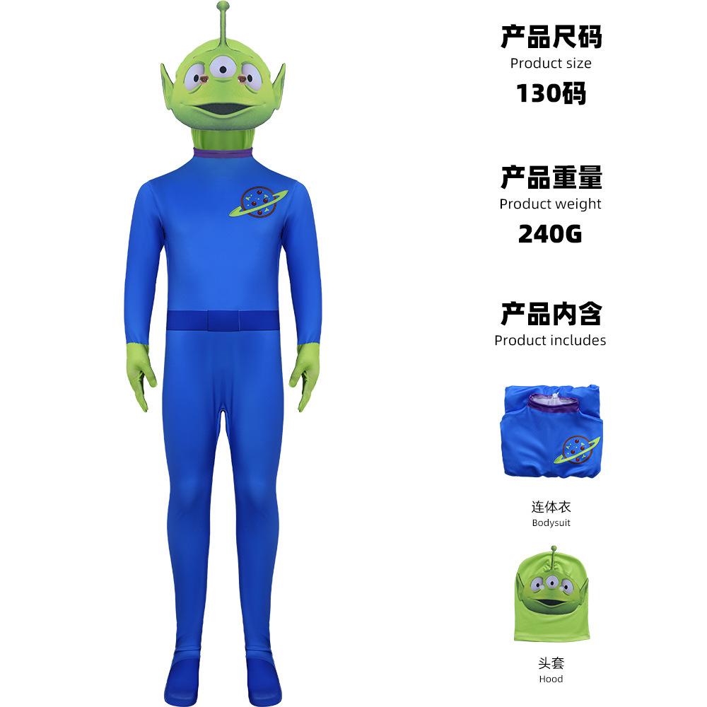 Toy Story Three-Eyed Costumes, Children S Halloween Costumes, Kindergarten Masquerade Ball Onesies adult 160