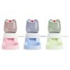 Feeding Bowl With 1 Day Capacity Storage Slip Base Modern Home Pet Accessory