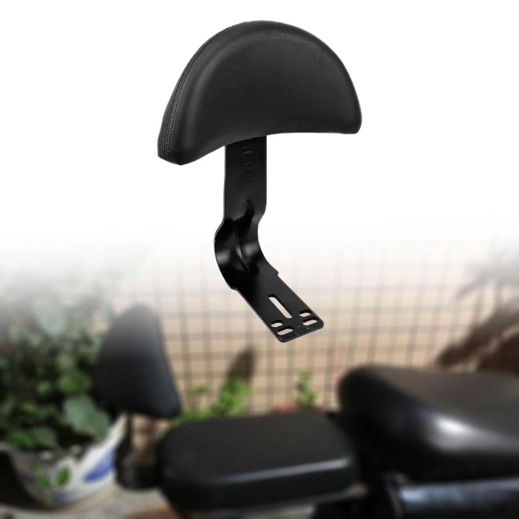 Electric Bike Rear Seat Cushion, Backrest Comfortable Practical Rack for Cycling