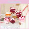 Adorable Jelly Plush Strawberry Cake Toy Soft Cherry Doll Perfect For Kids Birthdays