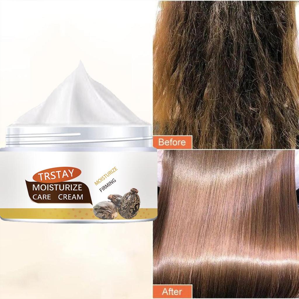 Moisturizing Hair Cream, Hair Oil Treatment for Damaged Hair, Keep Hair Smooth, Luxurious, Healthy