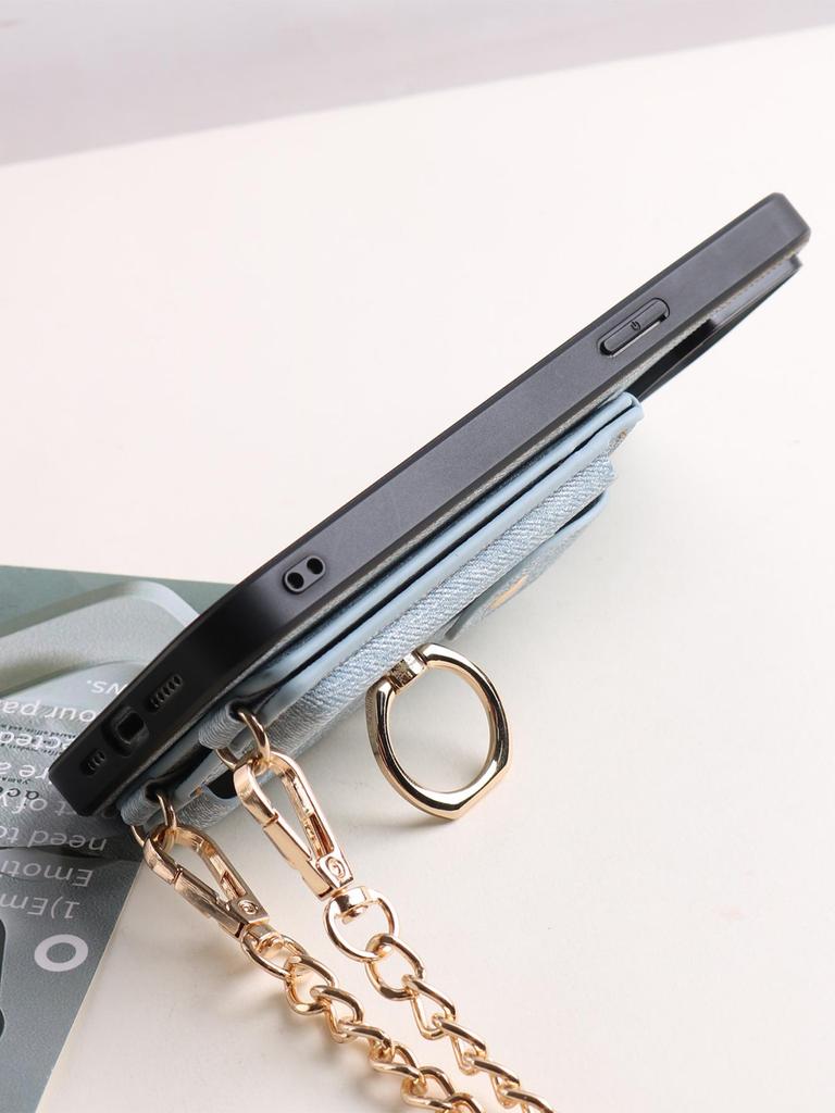 IPhone 17 Pro Hülle mit Umhängeband, Kartenhalter und Brieftasche für Apple 16 Pro Max und 14