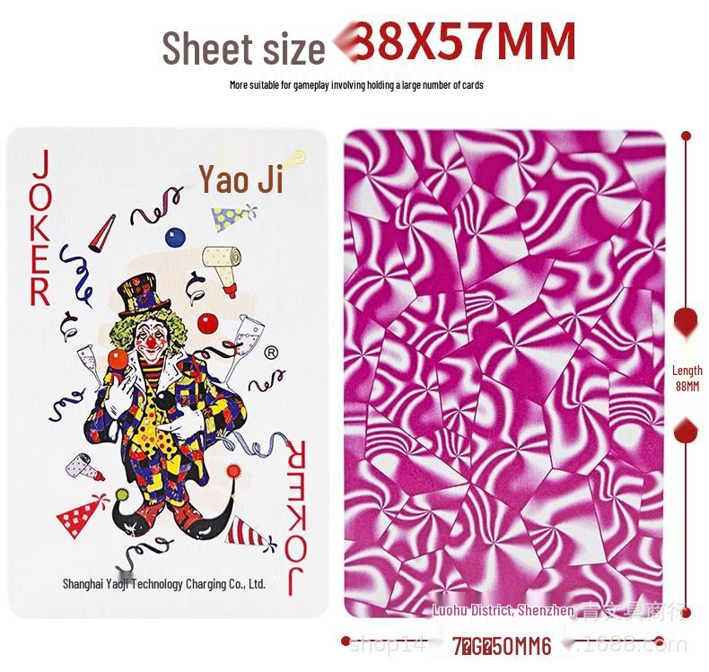 Yaoji Batch 9788: Full Case of 288 Plastic Boxed Playing Cards (100 Pairs)