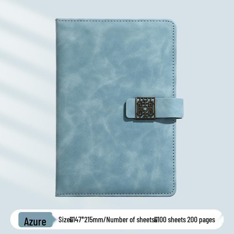 A5 Business Office Snap Button Notebook with Custom LOGO for Meetings
