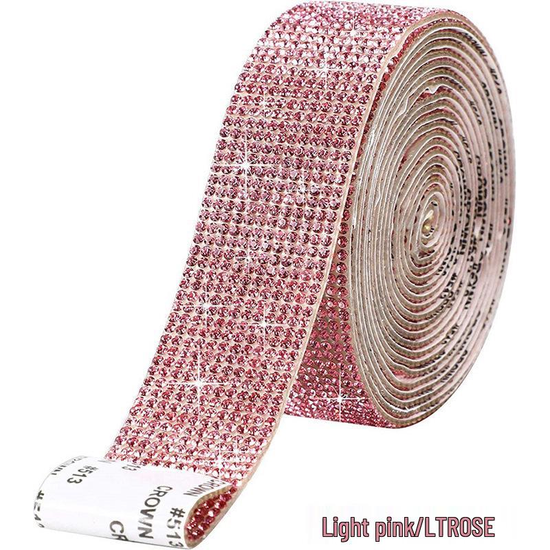 Samoprzylepne paski z kryształkami: Akcesoria DIY do biżuterii, dekoracji samochodowych i rękodzieła