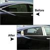 Silvery 8pcs Car Pillar Posts Door Window Trim Cover for Honda HRV 2016 2017 2018 2019 2020 BC Column Sticker