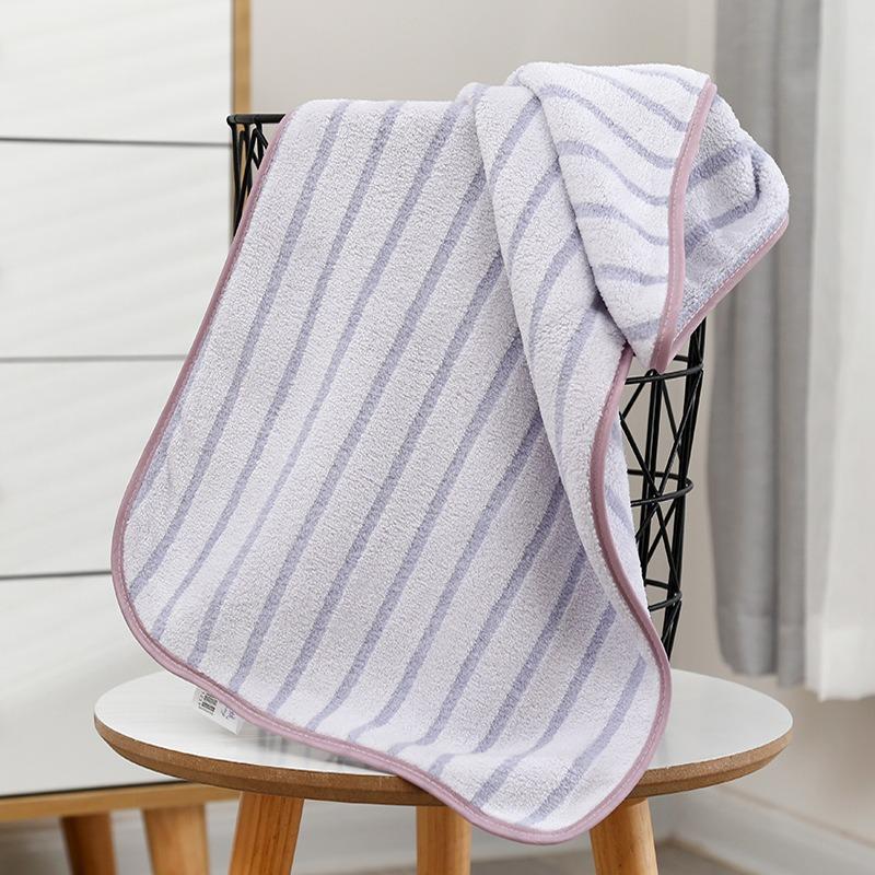 Home Coral Fleece Thickened Towel Soft and Absorbent Face Towel Adult Shower Towel