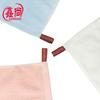 Pure cotton 32-strand small square towel, kindergarten does not shed hair, hand towel, hook, small towel, saliva towel